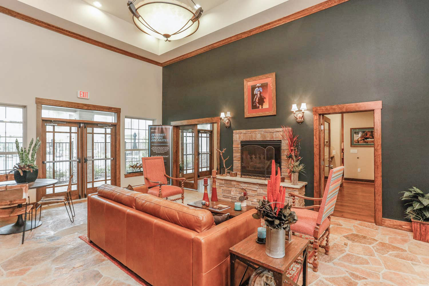 Exclusive Clubhouse at Oxford at the Ranch Apartments in Waller, Texas