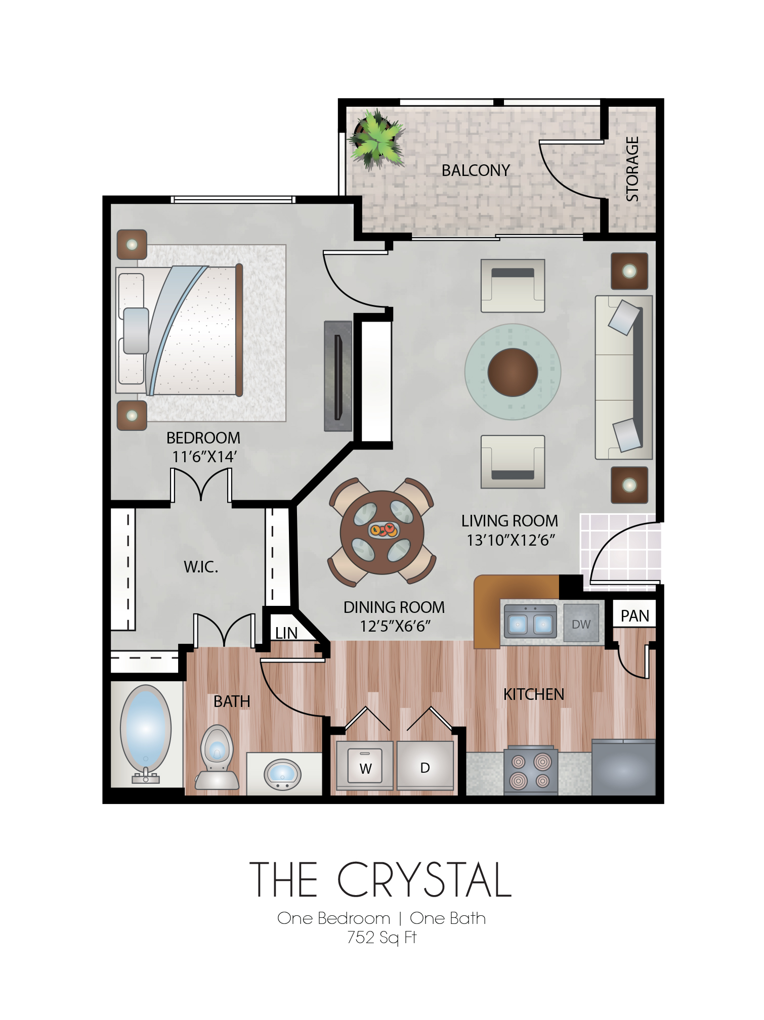 Floorplan - The Crystal image