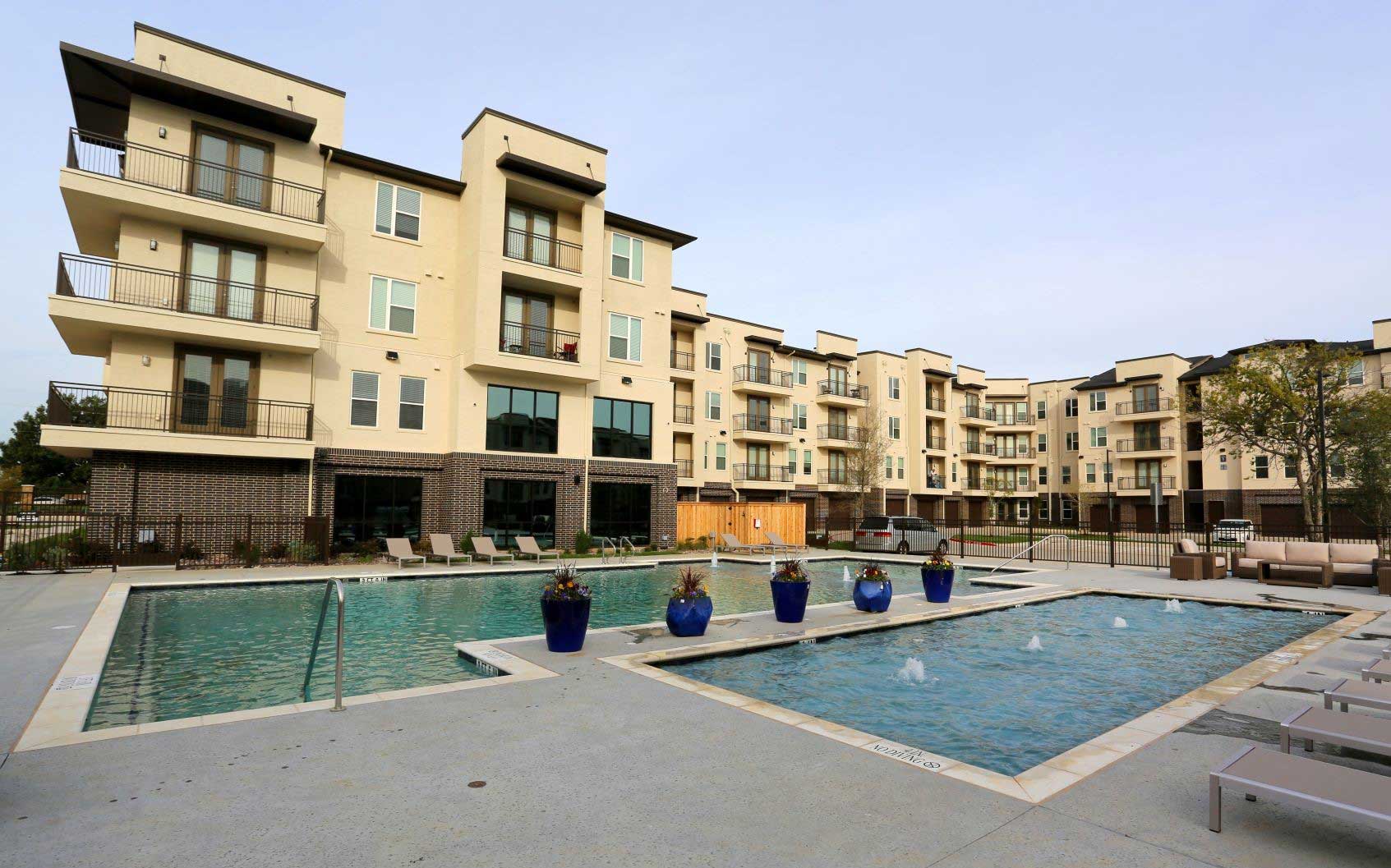 Community Swimming Pool with Expansive Sundeck