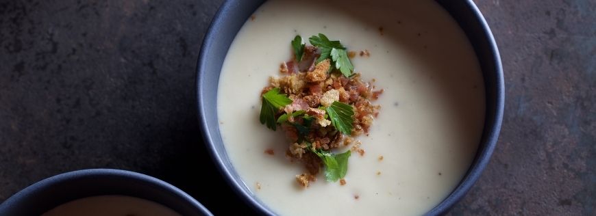 Elevate Your Recipe Repertoire with This One for Smokey Cauliflower Bacon Soup Cover Photo