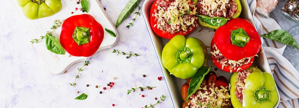 Enjoy a Satisfying Meal When You Make These Stuffed Peppers for Dinner Cover Photo