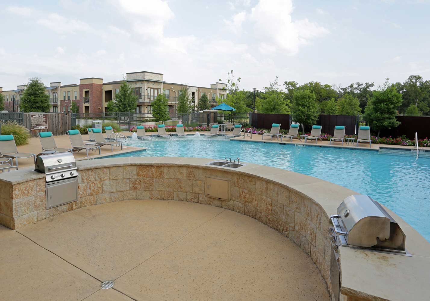 Swimming Pool with Sundeck and Sun Loungers