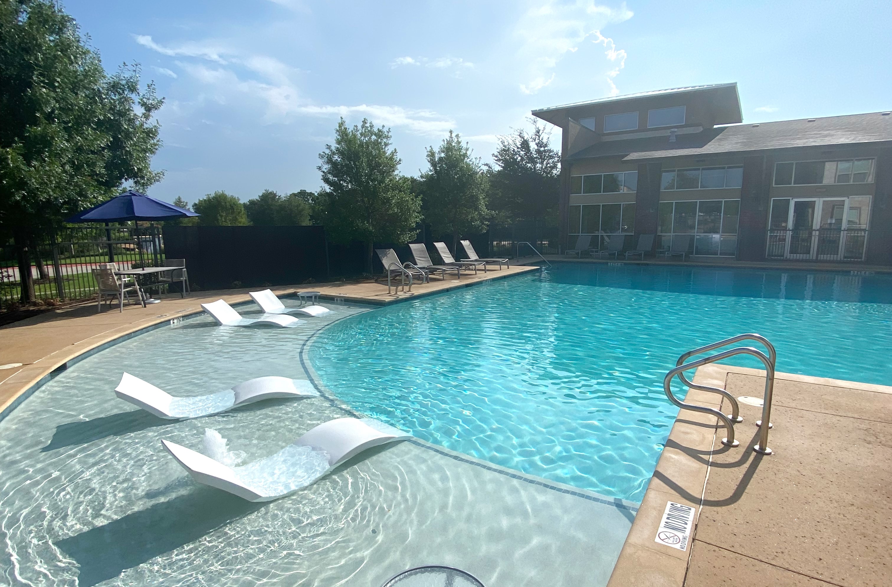 Swimming Pool with Sundeck and Sun Loungers