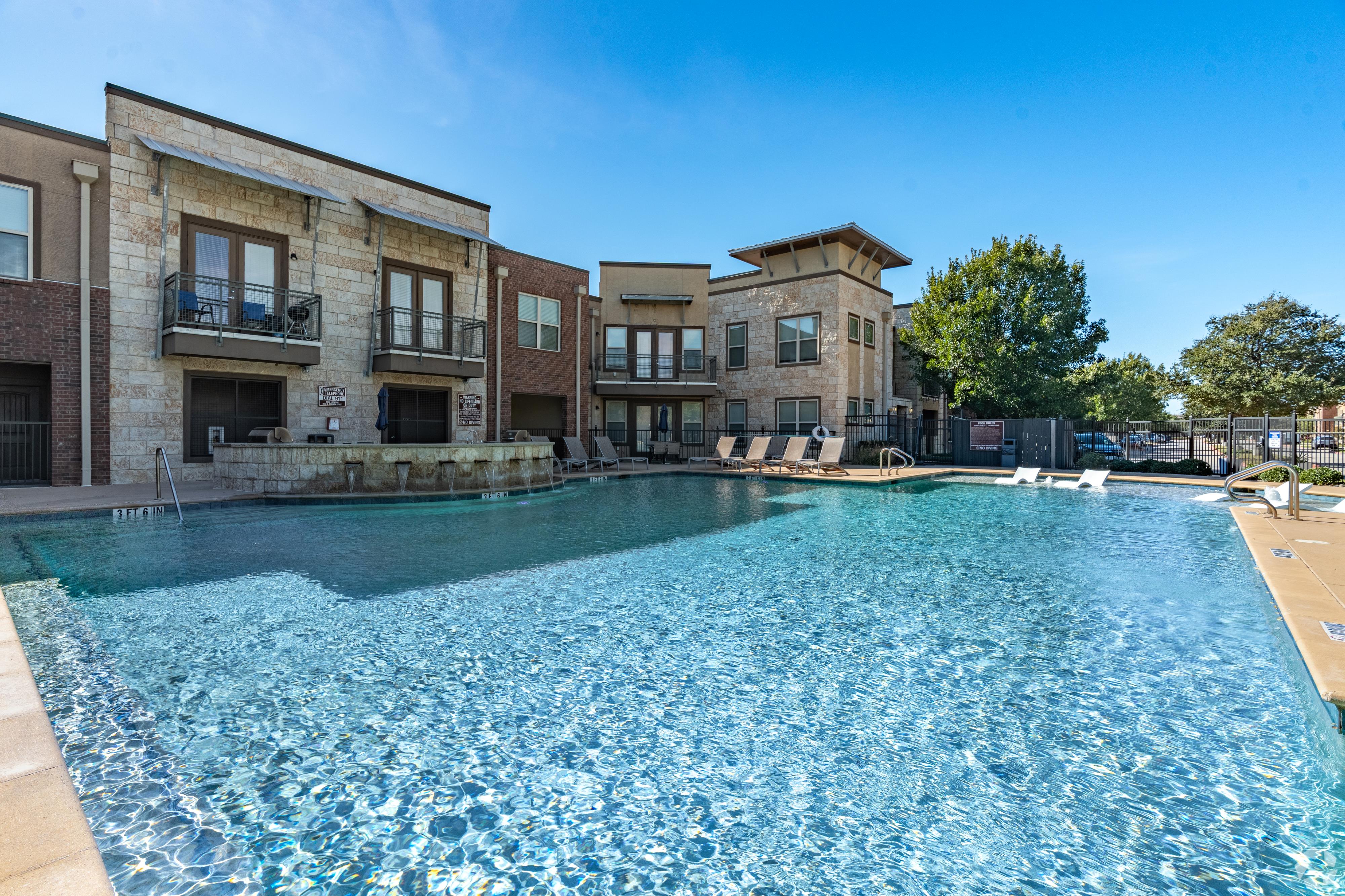 Swimming Pool with Sundeck and Sun Loungers