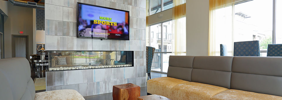 Media Lounge with Flatscreen TV