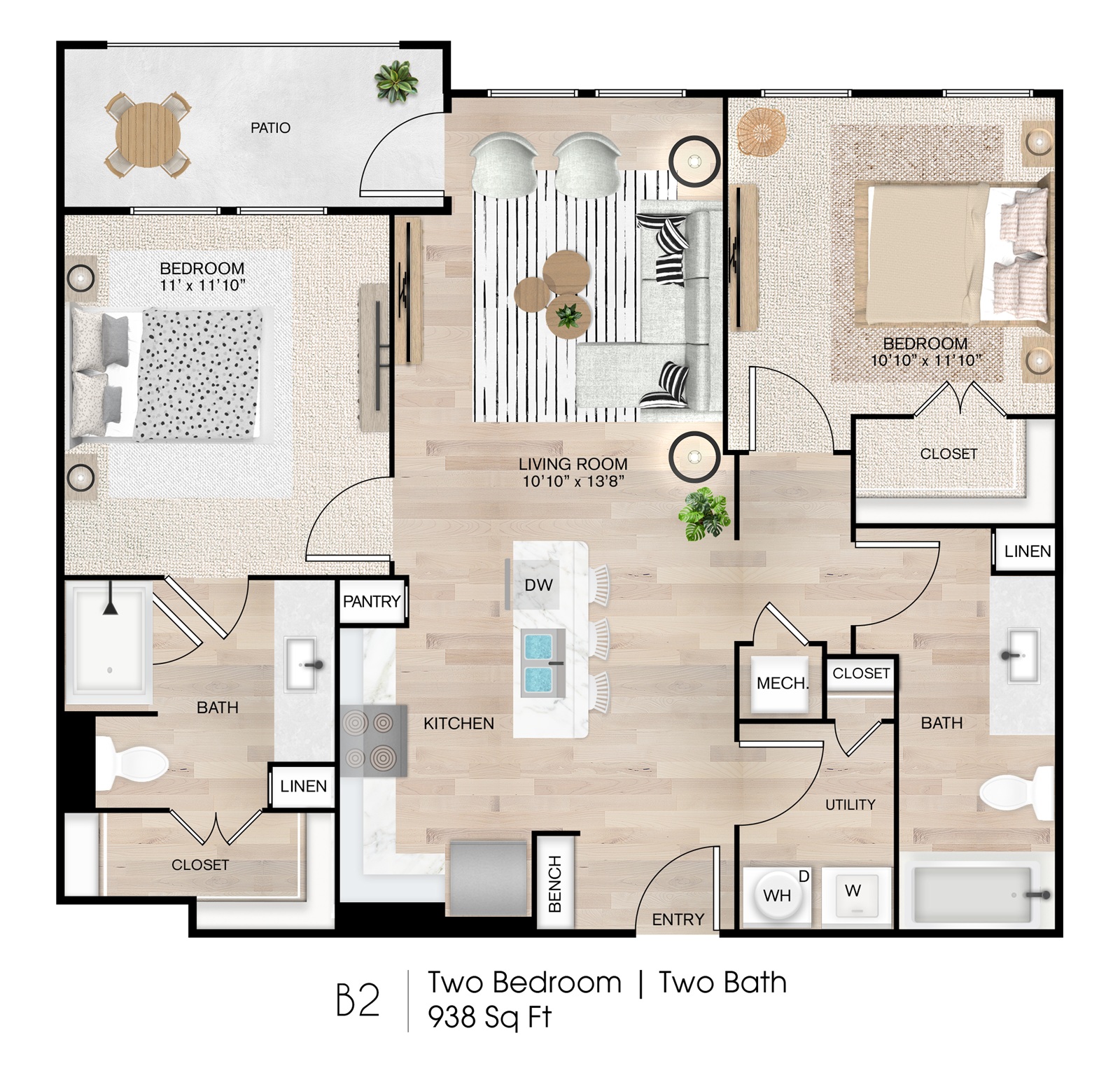 Floor plan layout for Sterling