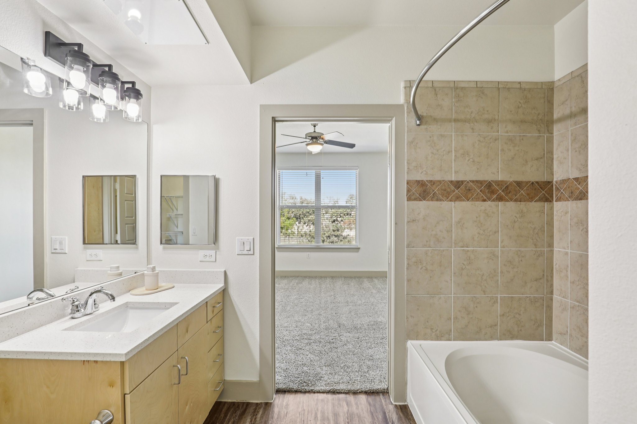 Lawrence Primary Bath (Upgraded Apartment)