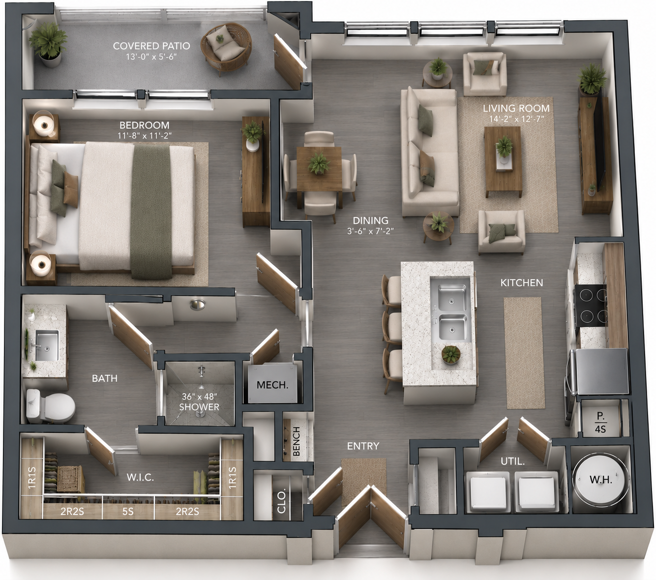 Floor plan layout for A3