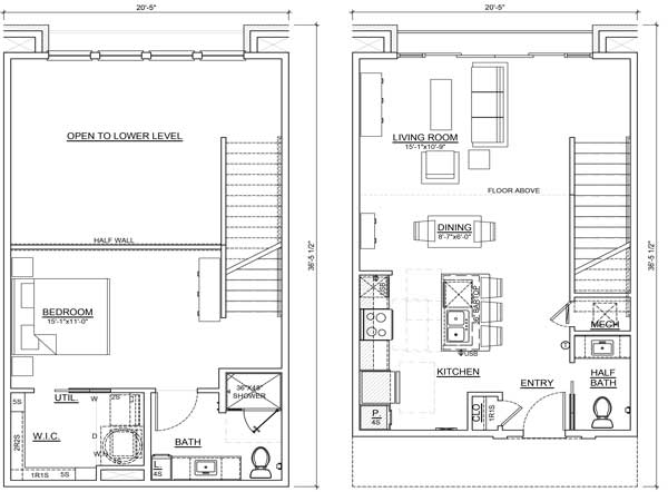 Floor plan layout for L4