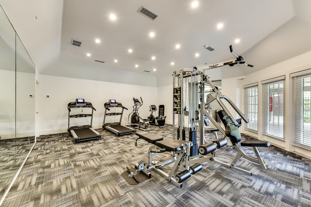 Strength and Cardio Machines at Pacifica Apartments in Dallas,TX