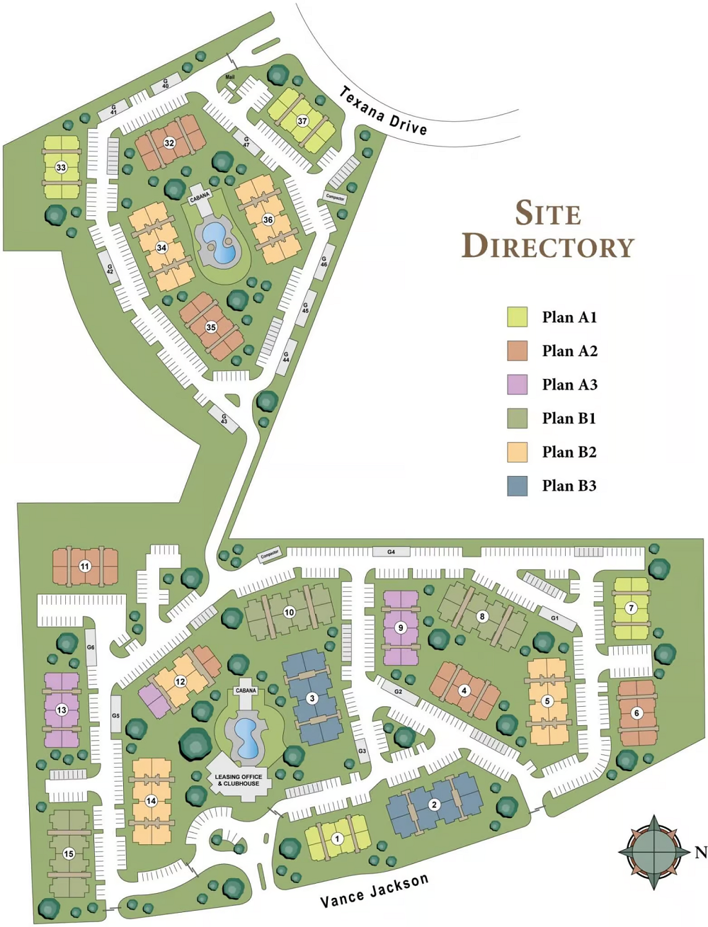 Palomino Apartment Homes Site Plan