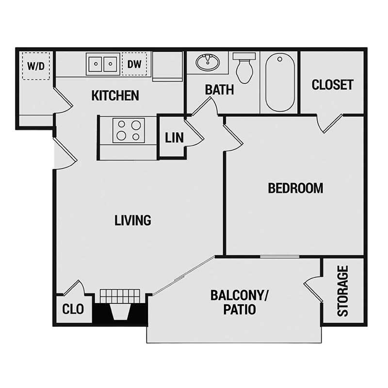 Floor plan layout for A1