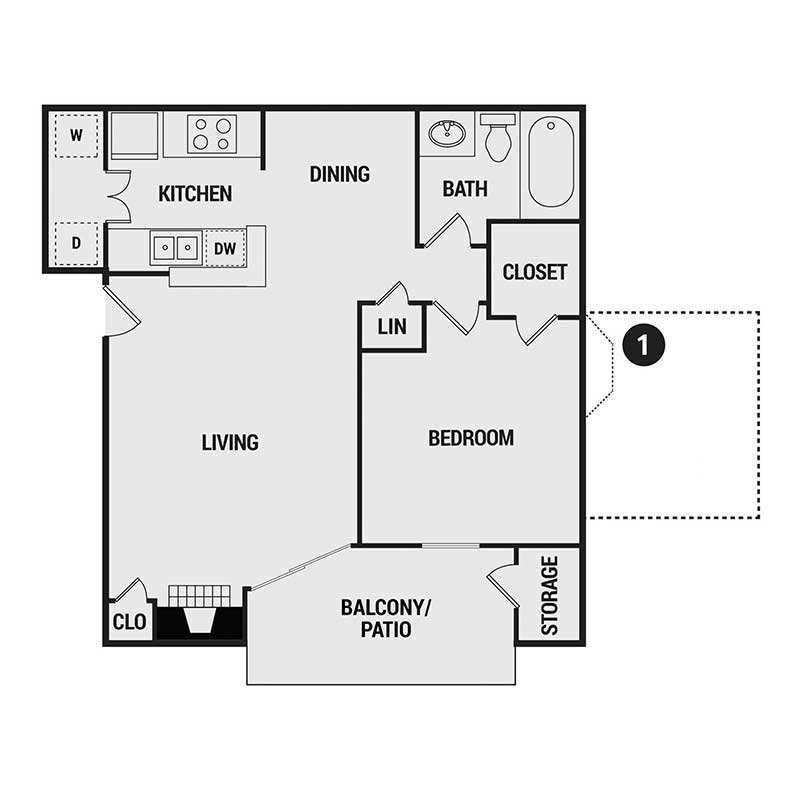 Floor plan layout for A3