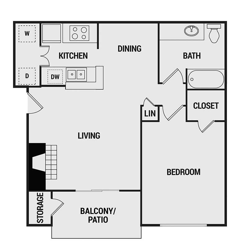 Floor plan layout for A5