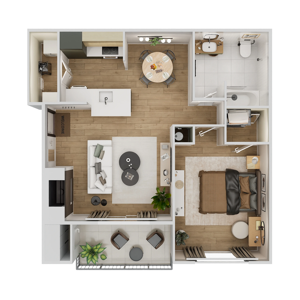 Floor plan layout for A5