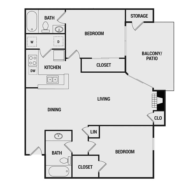 Floor plan layout for C1