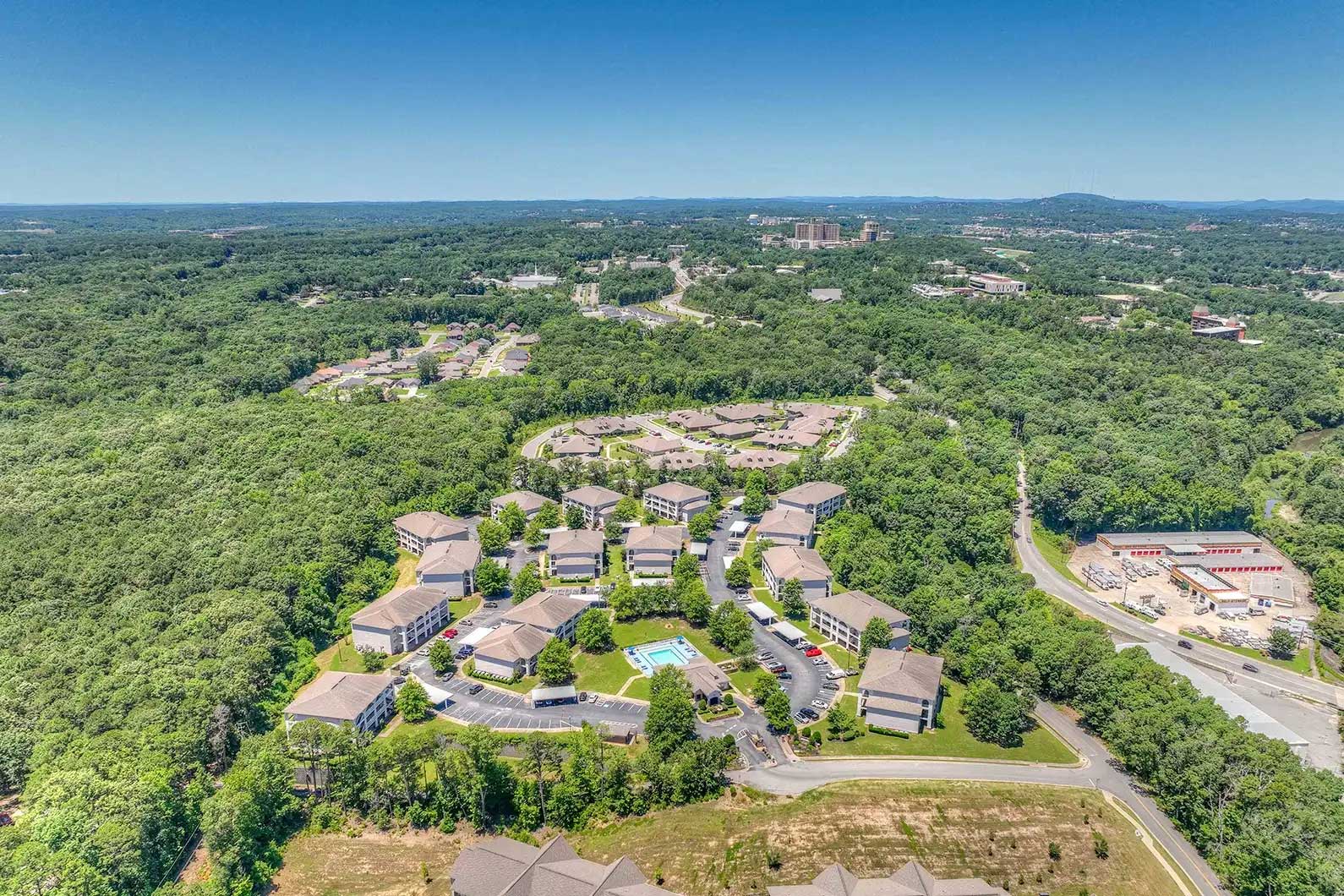 Aerial View of Parham Pointe