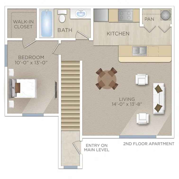 Floor plan layout for The Frio