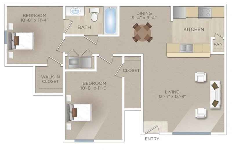 Floor plan layout for The Medina