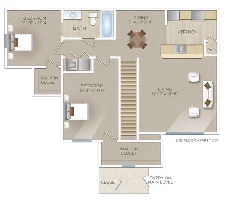 Floor plan layout for The Neuces