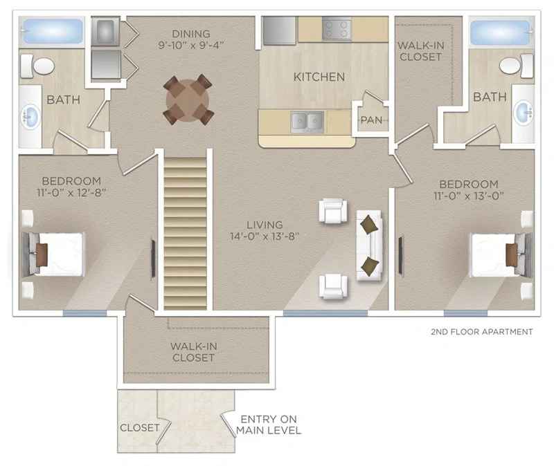 Floor plan layout for The Rio Grande