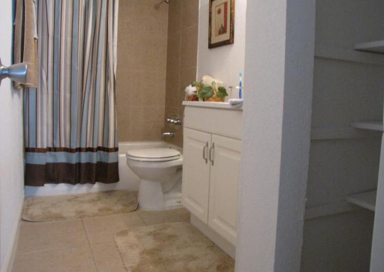Full Bathroom at the Park Pointe Apartments in Tampa Bay, FL