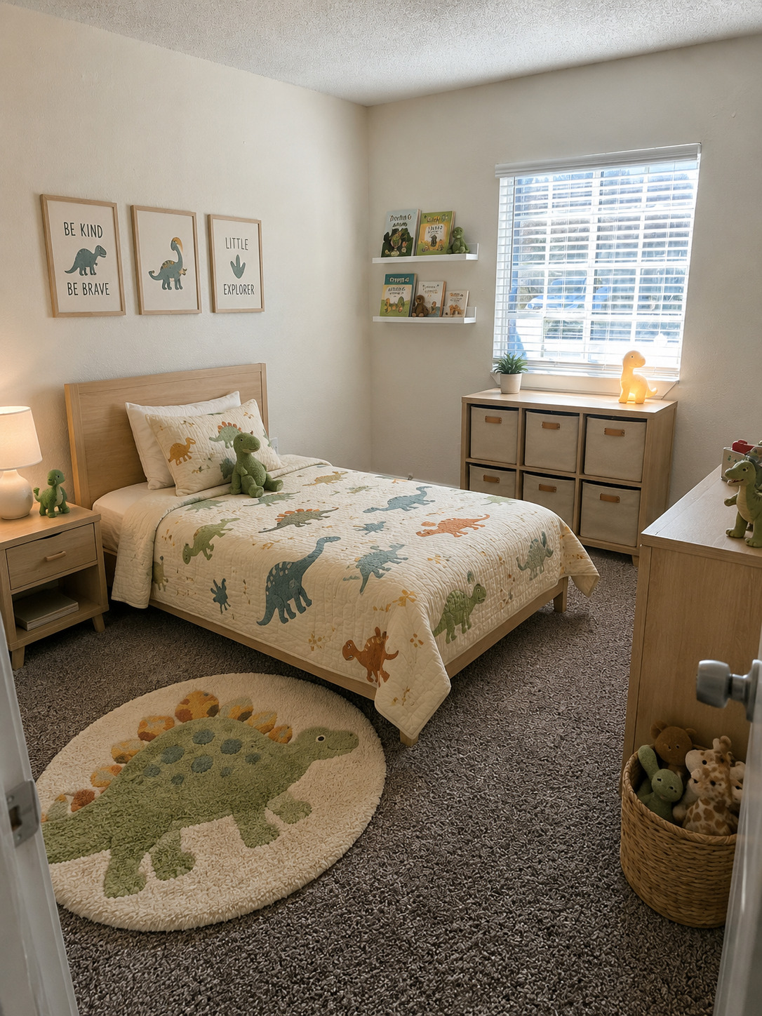 Guest Bedroom With Plush Flooring
