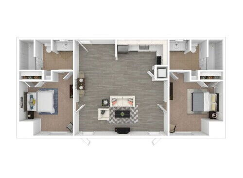 Parkside Apartments & Shops - Floorplan - Oak Penthouse (ADA)