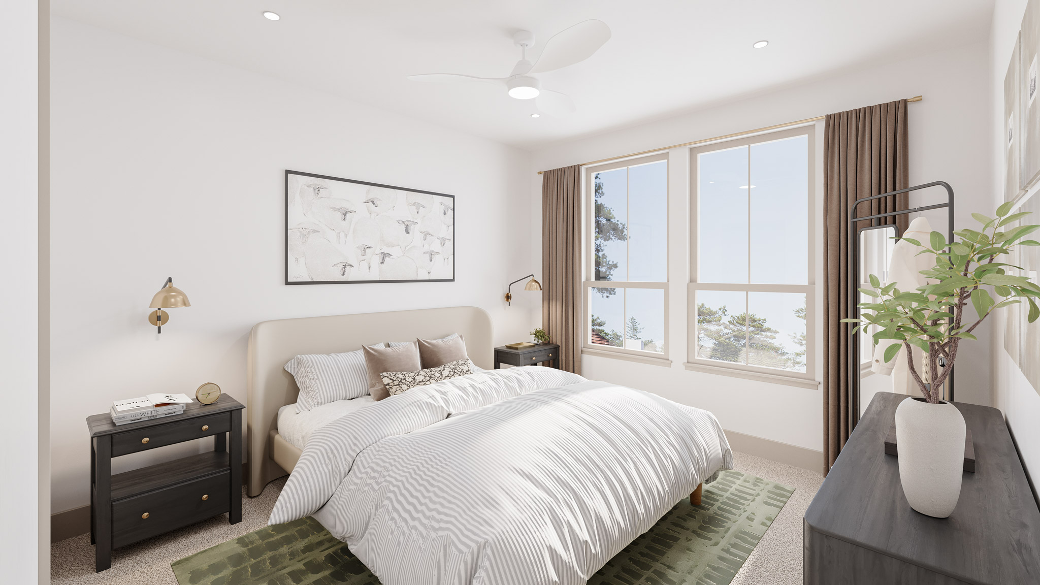 Residences at Pearsall Park Bedroom Interior