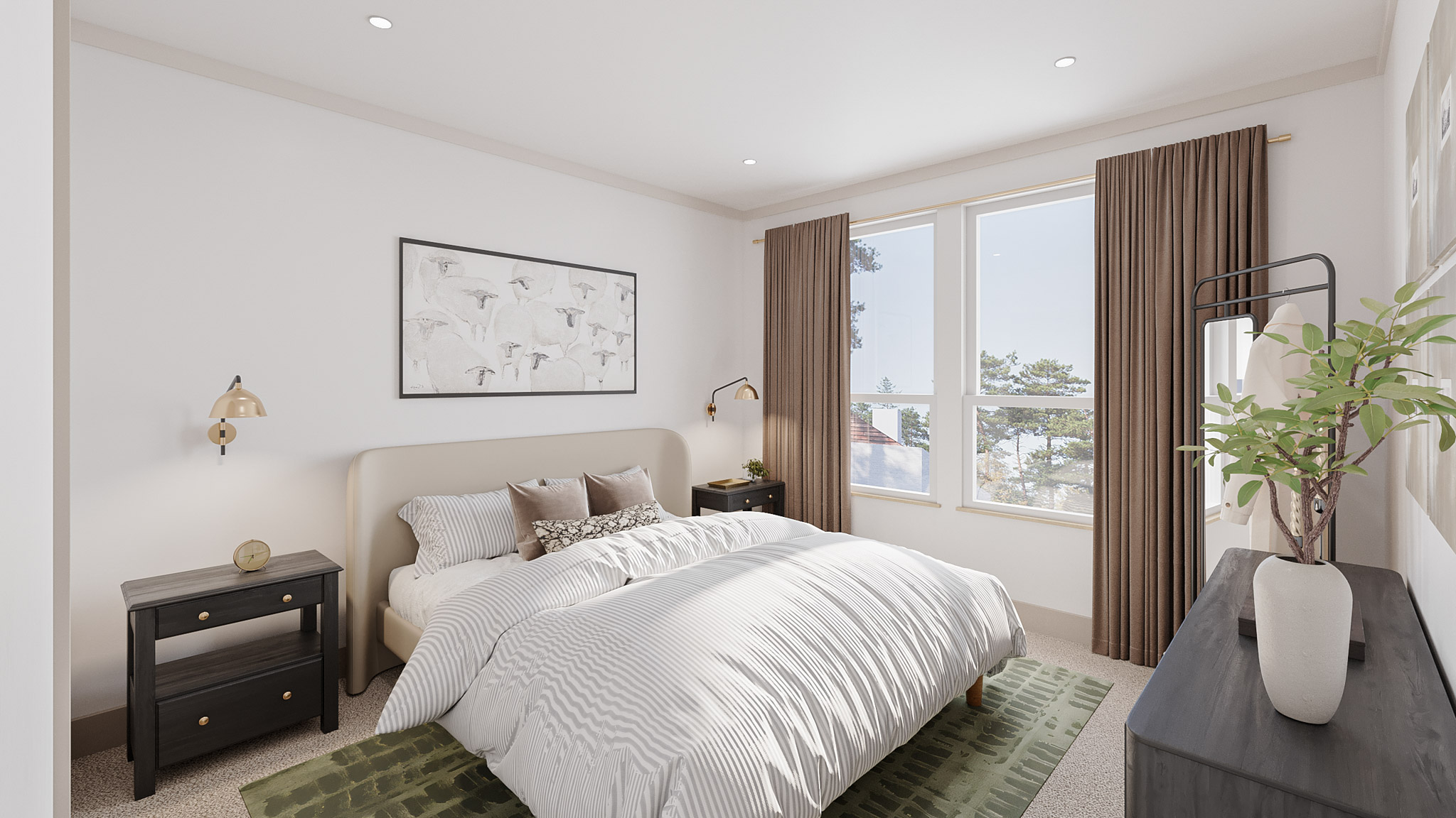 Residences at Pearsall Park Bedroom Interior