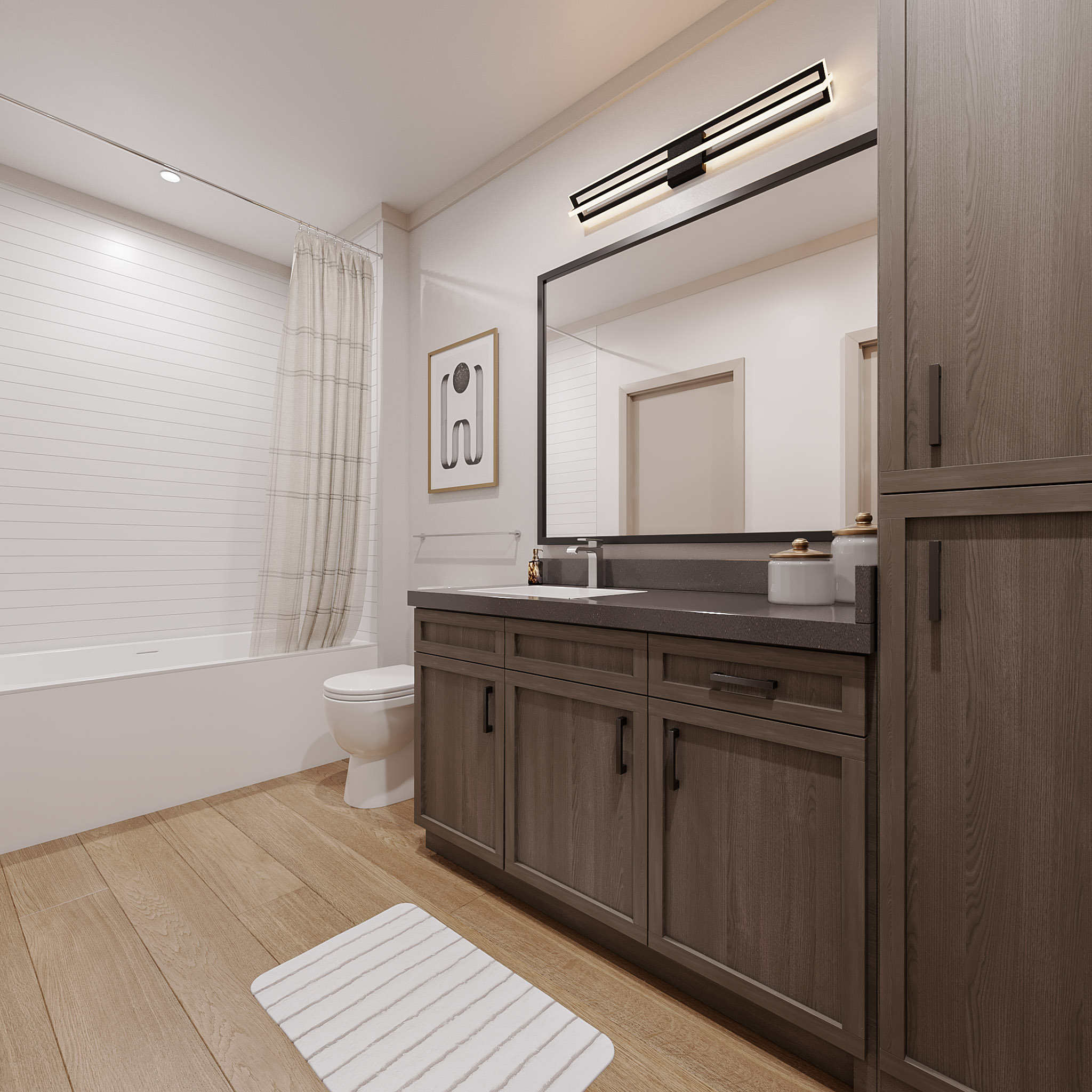 Resdiences at Pearsall Park Bathroom Interior