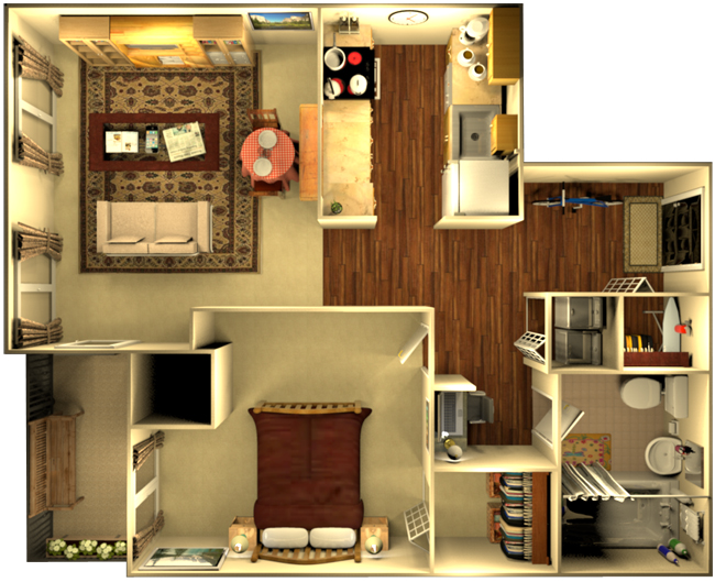 Floorplan - Aspen (A1) image