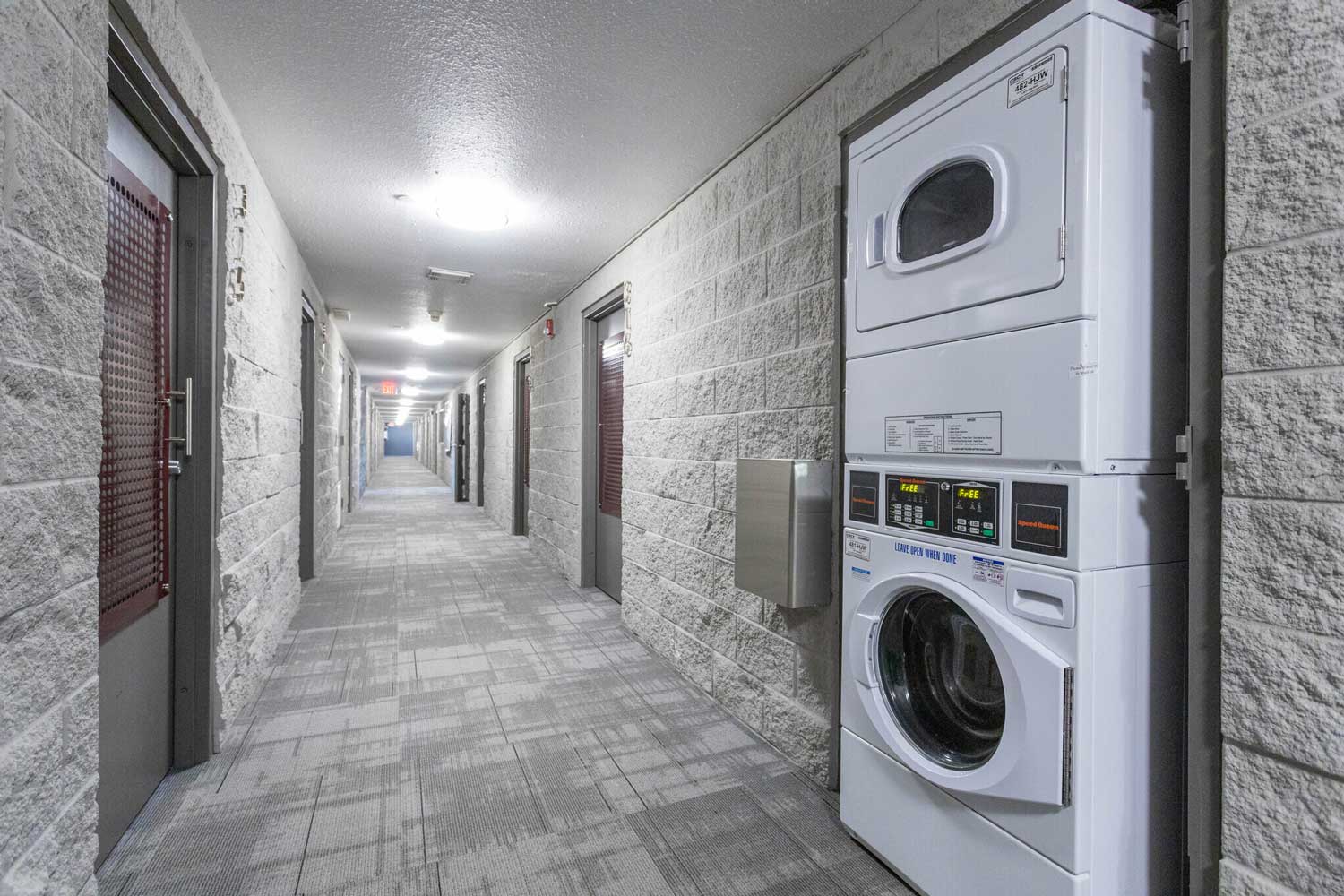 Laundry Facilities at Pelican Shores Apartments in Galveston, Texas