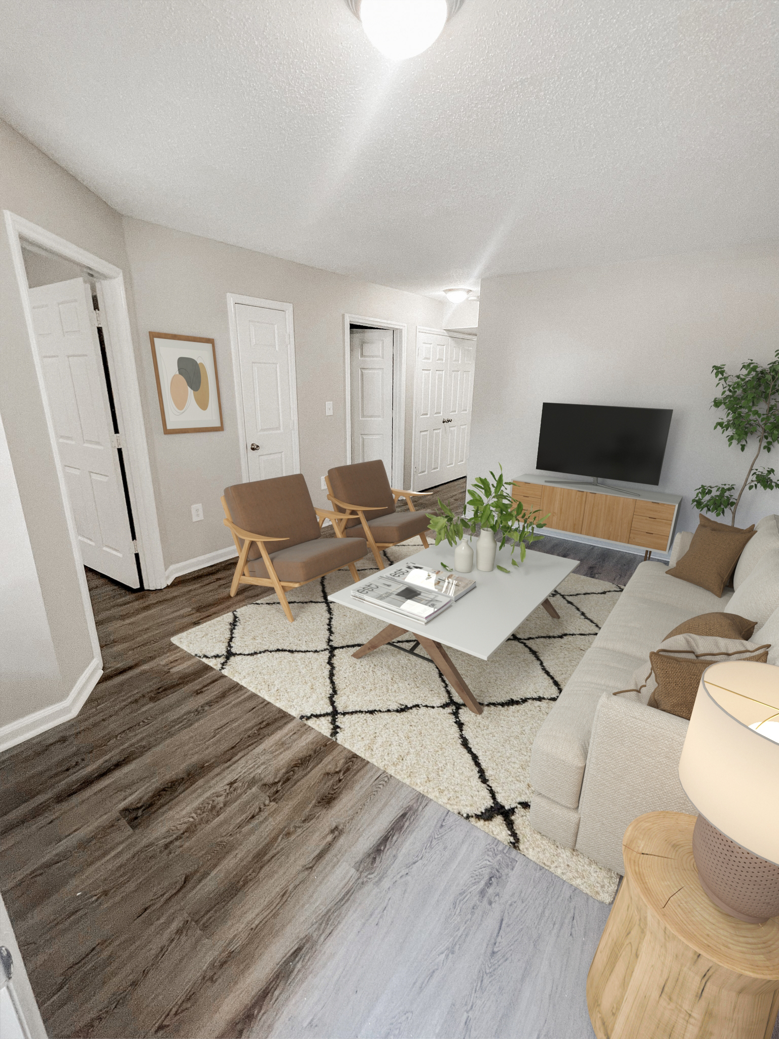 Pendleton Townhomes - Living Room