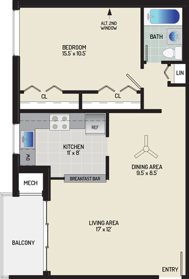 Pinewood Plaza Apartments - Apartment 683945-201-D1 -