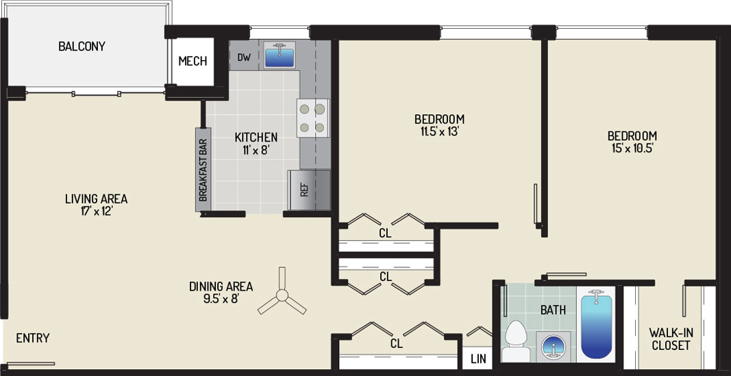 Pinewood Plaza Apartments - Apartment 683904-201-L1