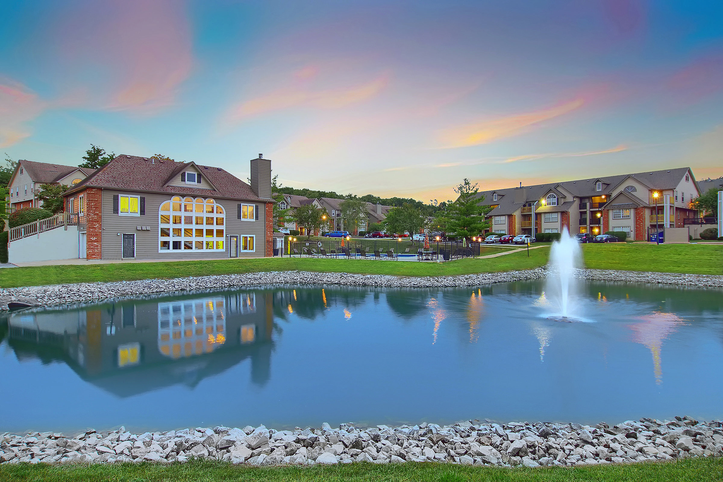 Private Community at Polo Downs Apartments in Fenton, MO