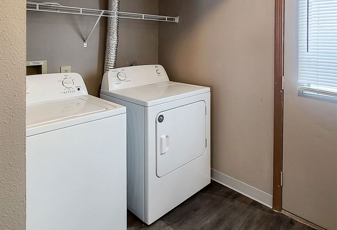 In-Home Laundry at Prairie West in North Ames, Iowa