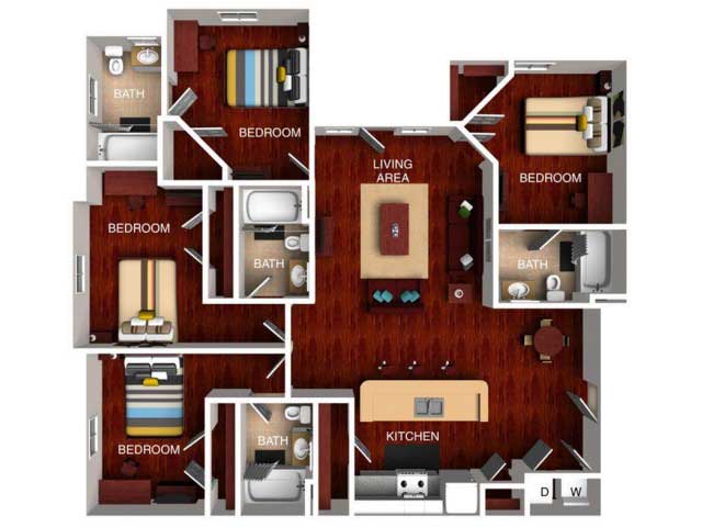 The Province - Floorplan - 4 Beds - A