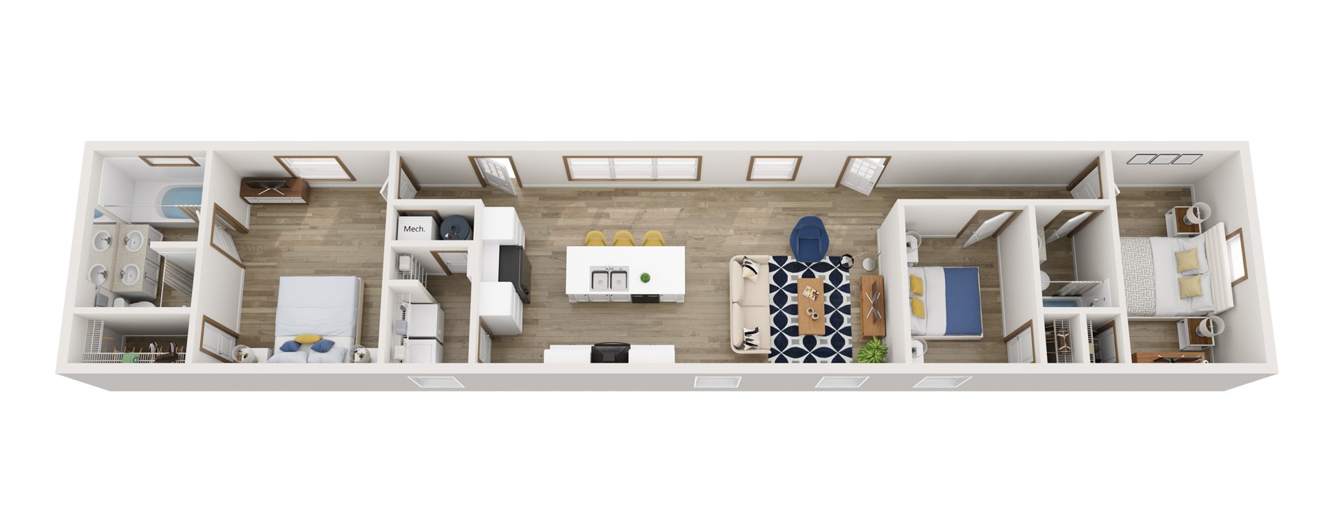 Rancho Serenidad - Floorplan - Res. F - For Sale - $65,995