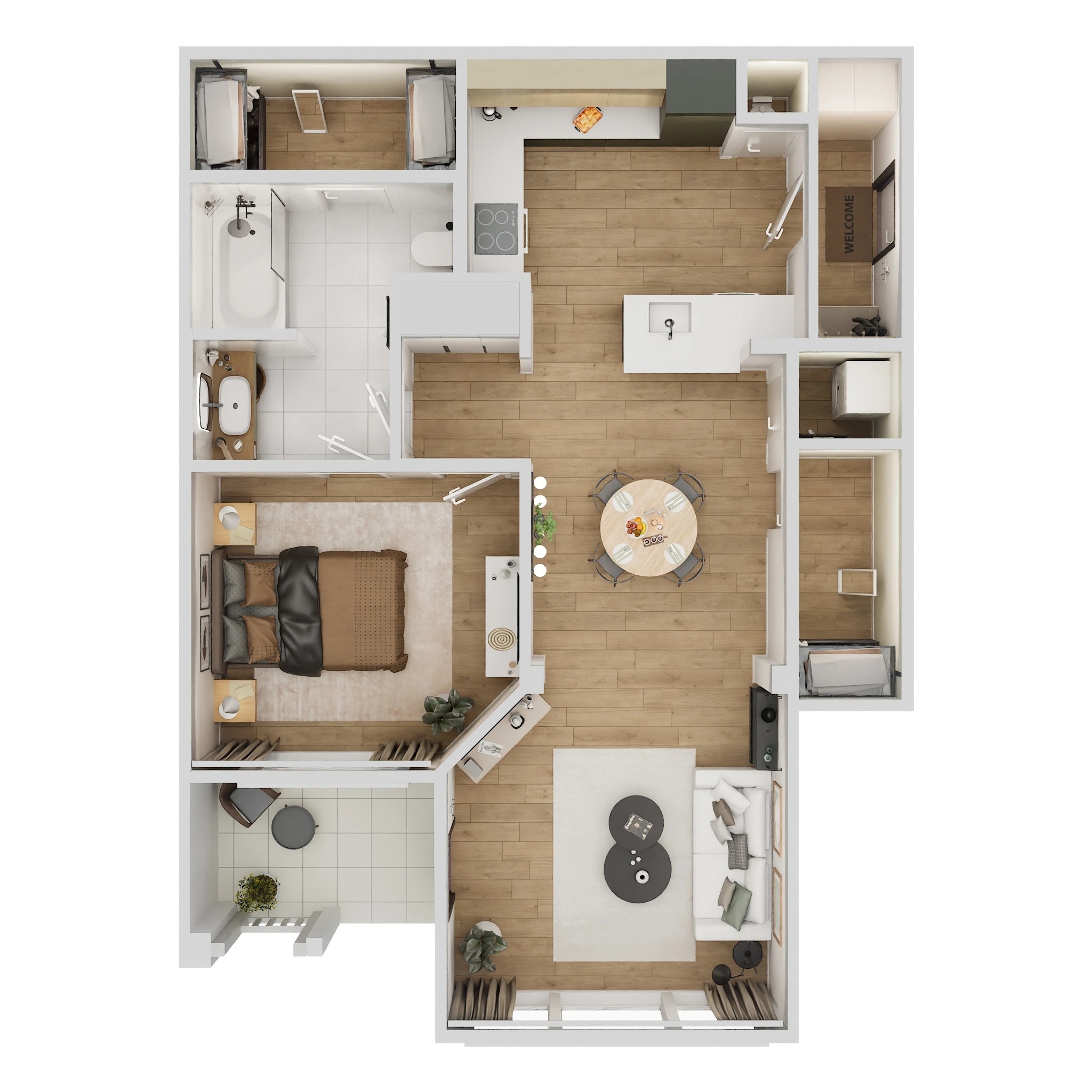 Floor plan layout for The Charlotte