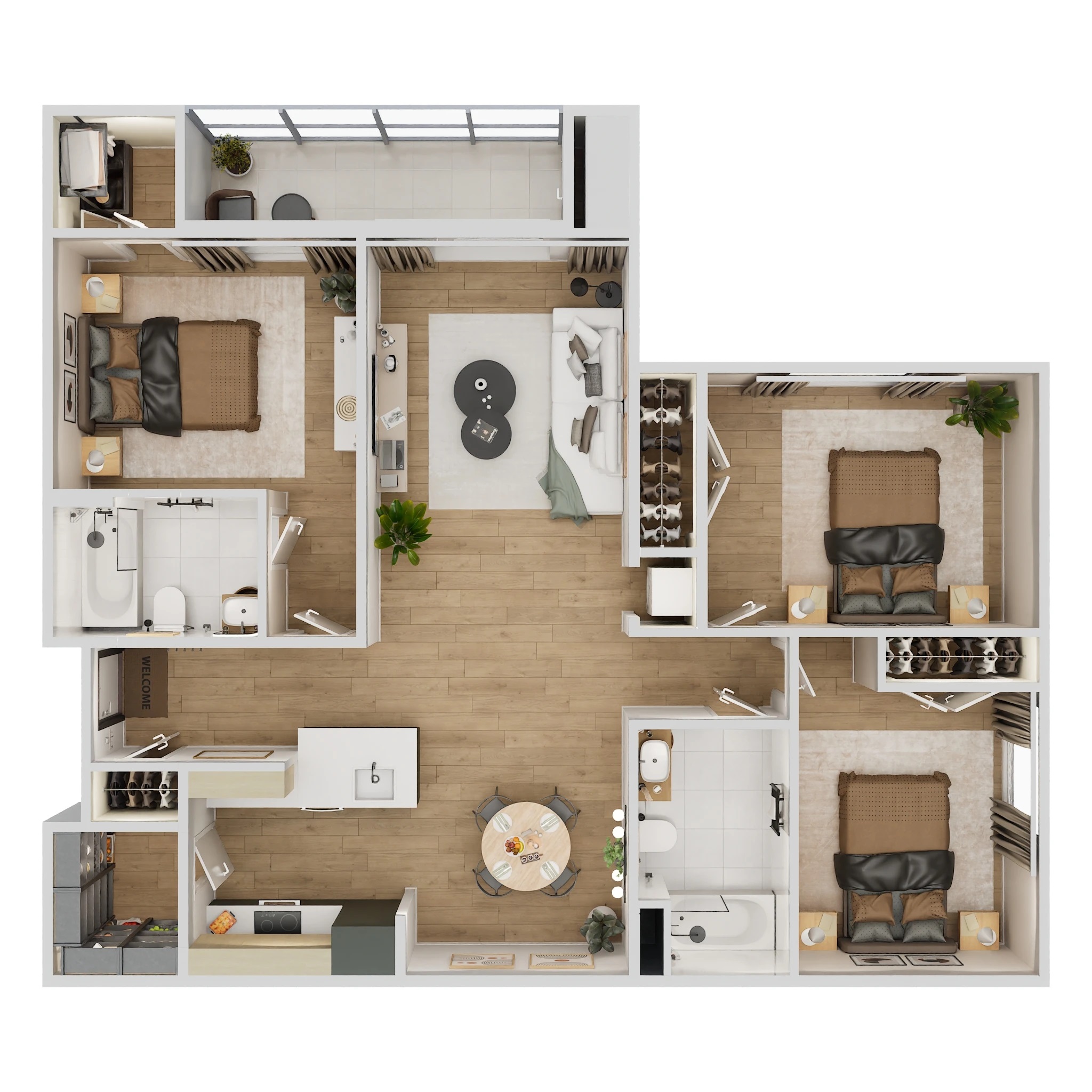 Floor plan layout for The Jackson