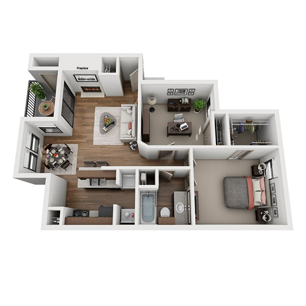 Ridgeview Place Apartments - Floorplan - A5