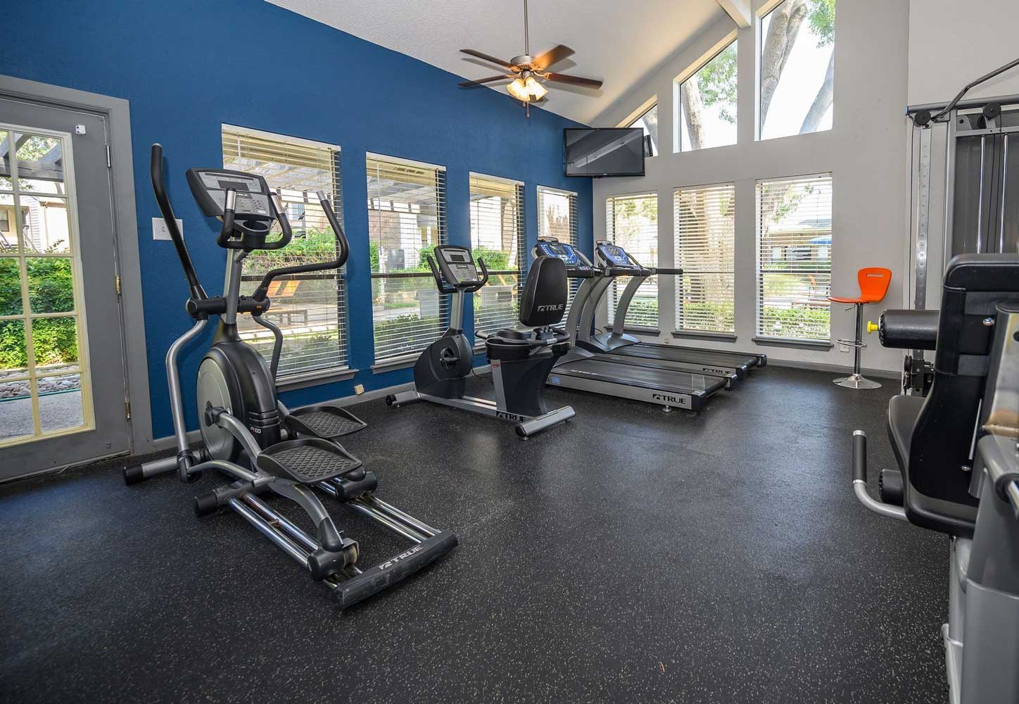 Cardio Equipment at Ridgeview Place Apartments in Irving, TX