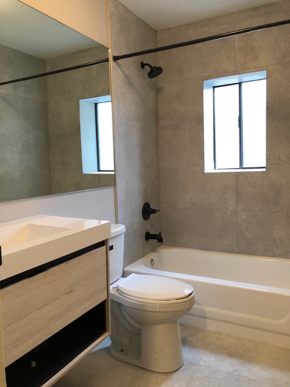 Bathtub and Shower at Riverview at Nyack Apartments in Nyack, NY