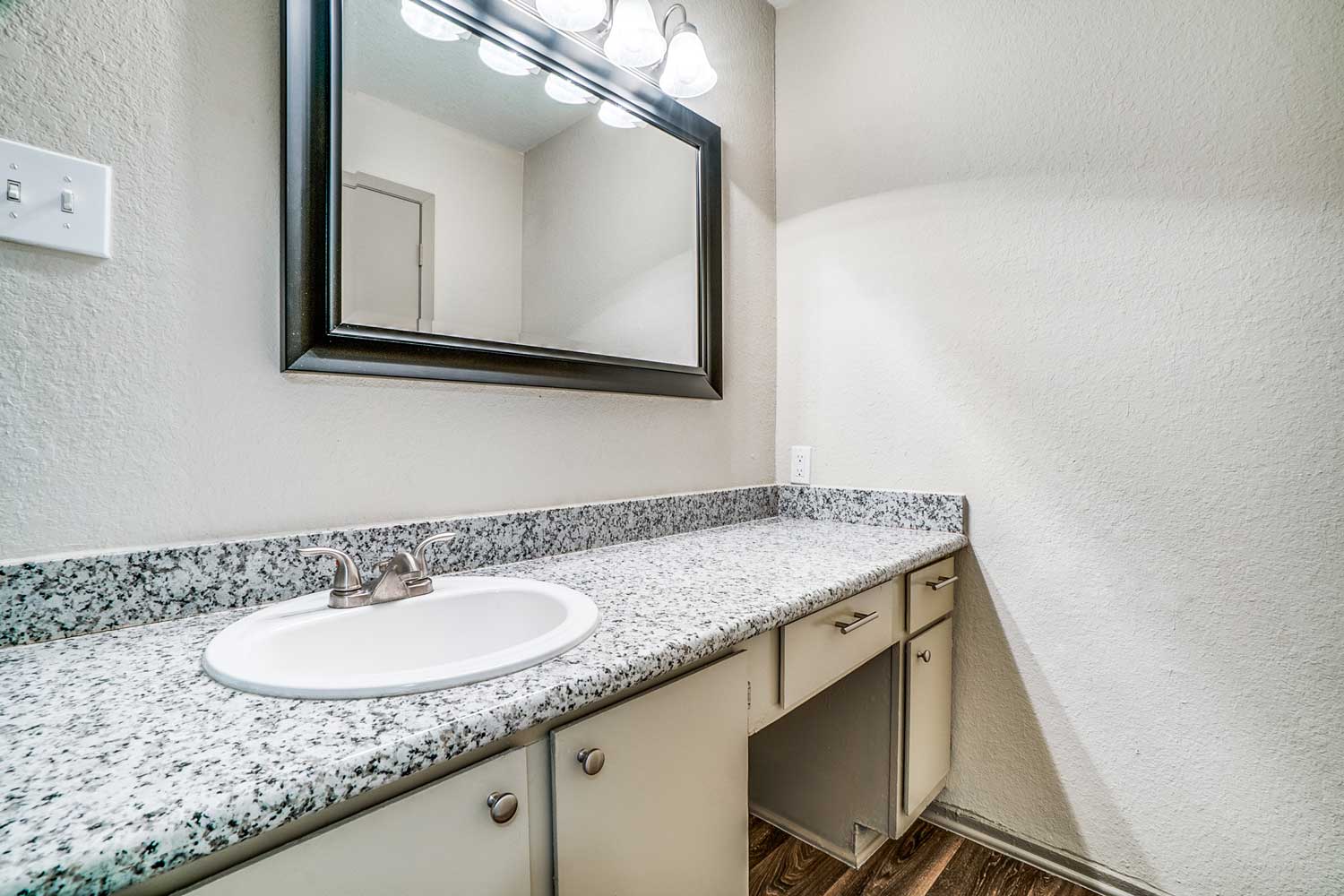 Bathroom at Riviera Apartments in Dallas, Texas