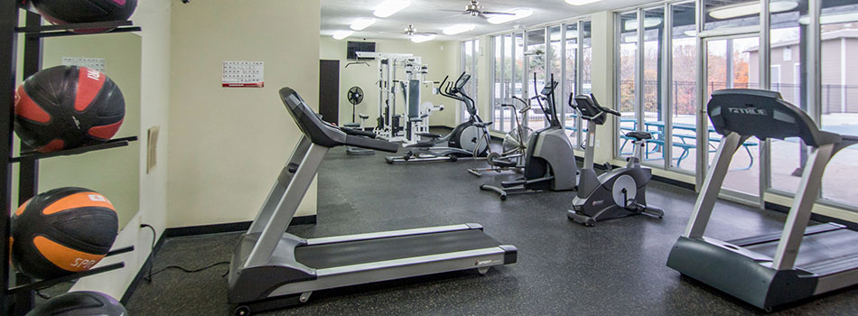 Fitness Center at Royalwood Apartments in West Omaha, NE