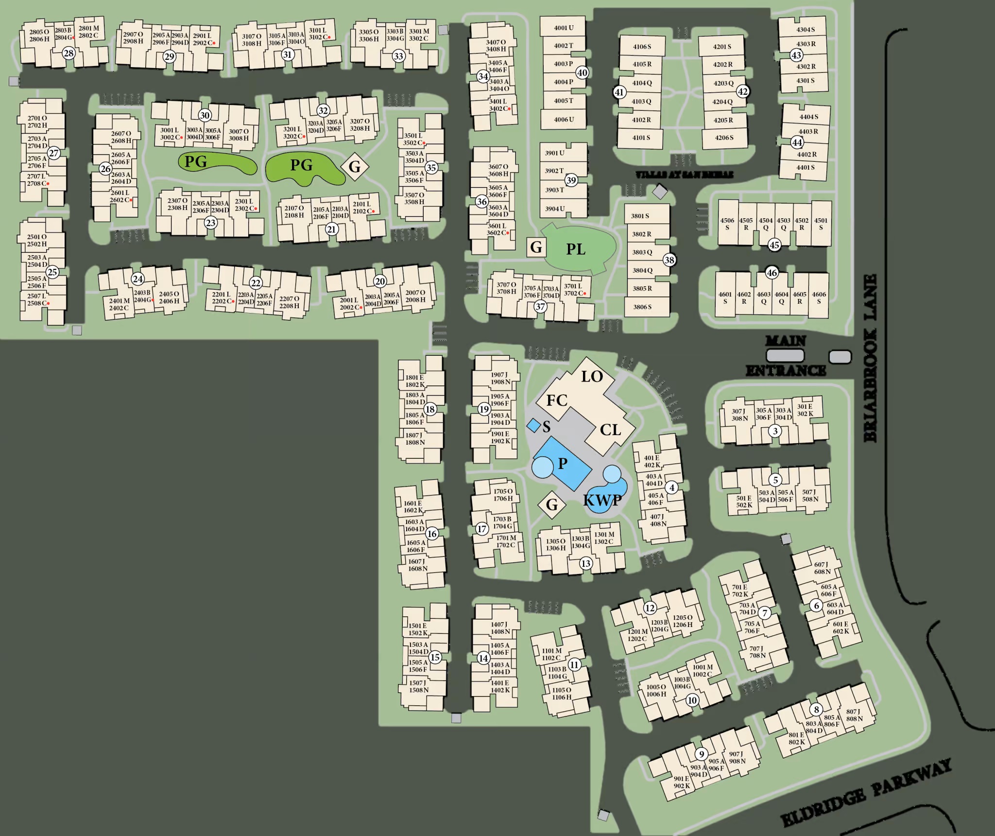 San Brisas Site Plan