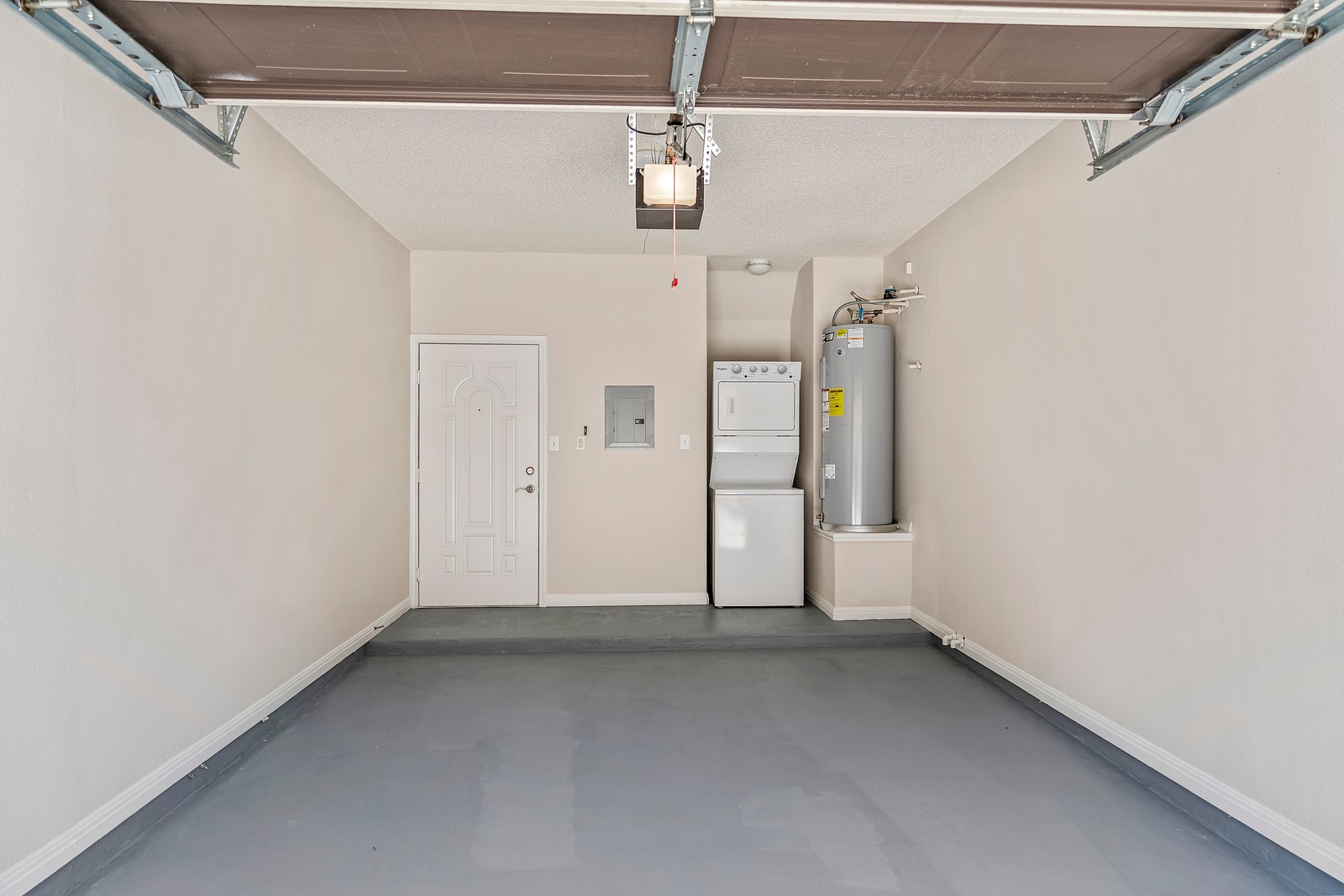 Attached Two-Car Garage with In-Unit Laundry