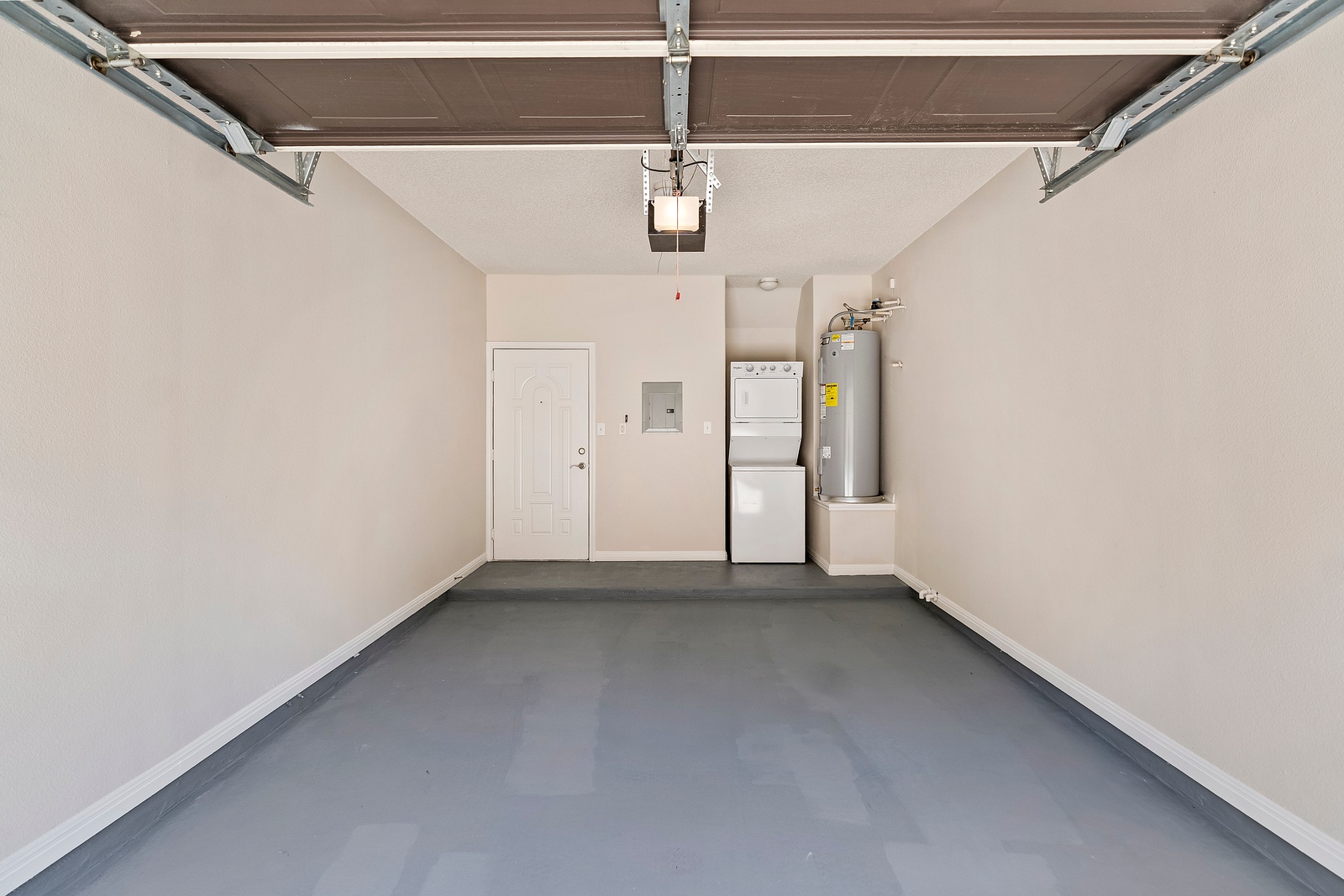 Two-Car Garage with Epoxy Flooring